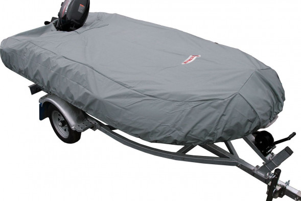 Чехол для лодки длиной 4.1-4.2 м, серый