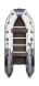 Надувная лодка ПВХ, Ривьера Компакт 3600 СК Комби, светло-серый/графит
