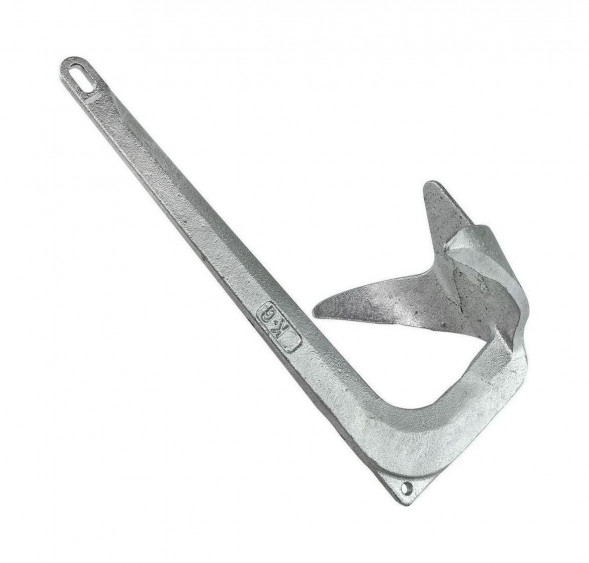 Якорь Брюса 7.5 кг, оцинкованный Marine Rocket