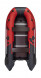 Надувная лодка ПВХ, Ривьера Компакт 3200 СК Комби, красный/черный