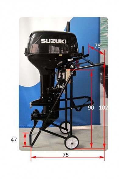 Тележка для подвесного мотора до 40 л.с.