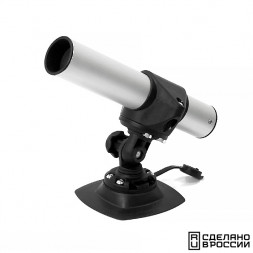 Держатель спиннинга сквозной на баллон быстросъемный, алюминий