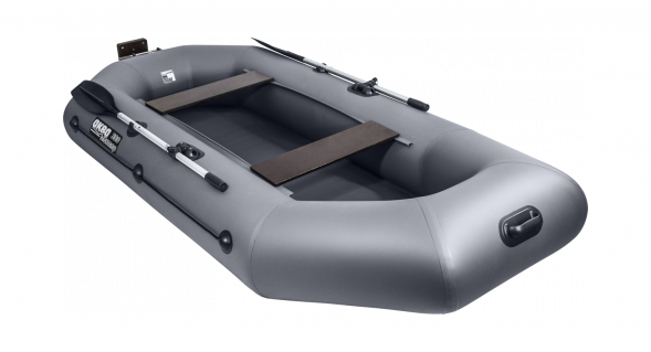 Надувная лодка ПВХ, АКВА-МАСТЕР 300 ТР, графит