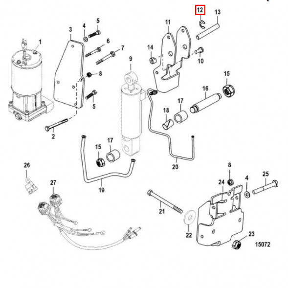 Кольцо стопорное 53-13194 (Quicksilver)