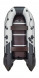 Надувная лодка ПВХ, Ривьера Компакт 3200 СК Комби, светло-серый/черный