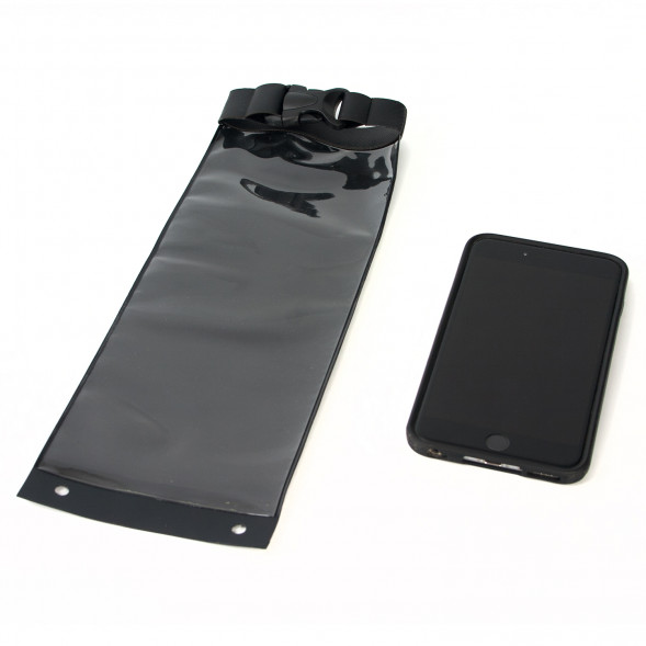 Гермочехол для смартфона и документов ПВХ литой голубой