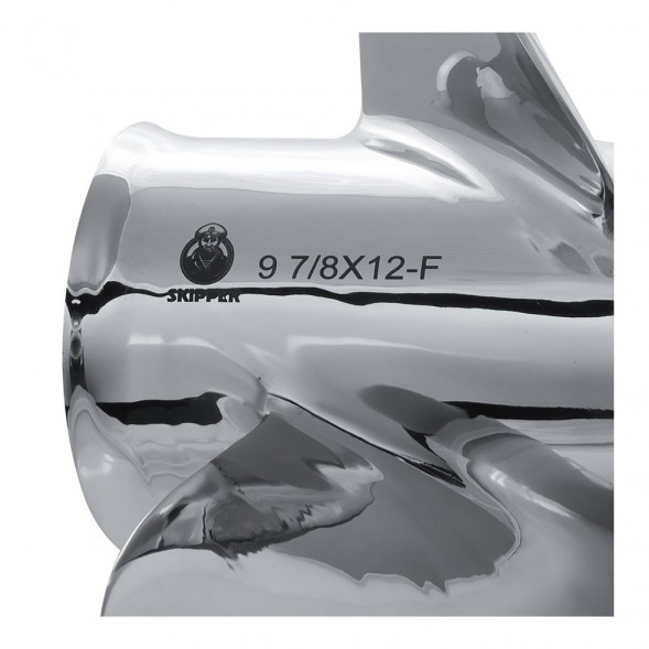 Винт гребной  Skipper для Yamaha 20-30HP, диаметр 9 7/8&quot; нержавеющий, лопастей - 3, шаг 12&quot;
