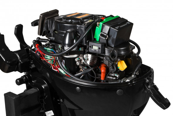 Лодочный мотор HIDEA HDF9.9HES-IB (212 см3), эл.стартер + АКБ 