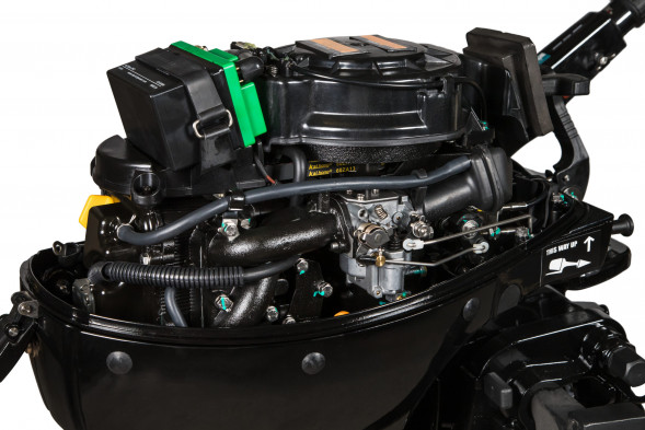 Лодочный мотор HIDEA HDF9.9HES-IB (212 см3), эл.стартер + АКБ 