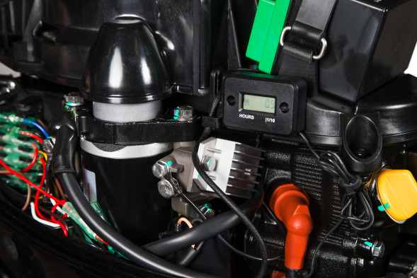 Лодочный мотор HIDEA HDF9.9HES-IB (212 см3), эл.стартер + АКБ 