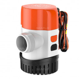 Помпа водооткачивающая автоматическая SeaFlo трюмная, 12V 600 галлон/час, патрубок 19/25/29 мм