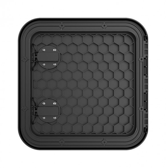 Люк смотровой черный, SeaFlo, 370 х 375 мм (упаковка из 5 шт.)