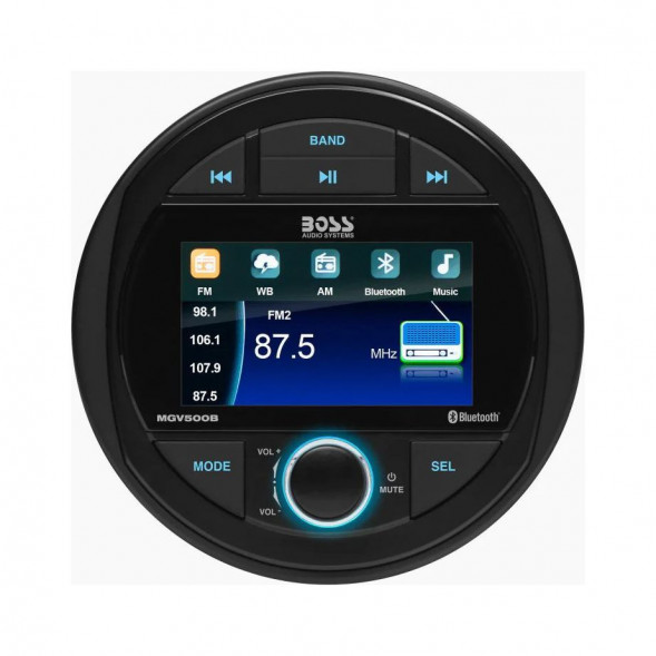 Морская магнитола BOSS MGV500B