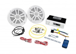 Морская аудиосистема 1DIN BOSS MCK500WB.6 (комплект2)