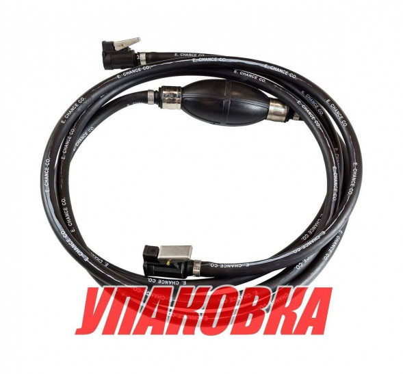 Шланг топливный d7/D12.5 мм с грушей и топливными переходниками Yamaha (упаковка из 10 шт.)