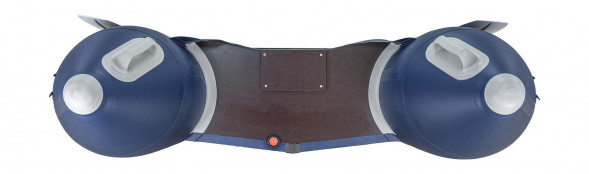 Надувная лодка ПВХ, Ривьера Компакт 3200 СК Комби, светло-серый/синий