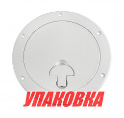 Лючок палубный 190 мм, белый (упаковка из 10 шт.)