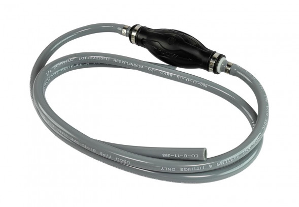 Шланг топливный d8.5/D14 мм с грушей без переходников (упаковка из 10 шт.)