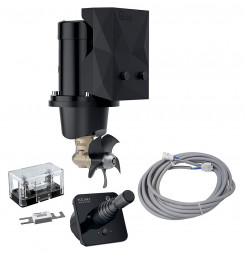 Подруливающее устройство под тоннель диаметром 125 мм, в комплекте с кабелем и пультом управления, 2,2 кВт, упор 40 кгс, (без стеклопластикового тоннеля в комплекте!)