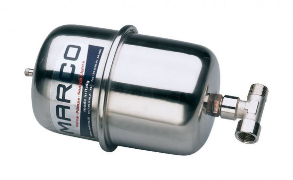 Демпфирующая емкость (напорный бак), нержавеющая сталь, 2 л (упаковка из 2 шт.)