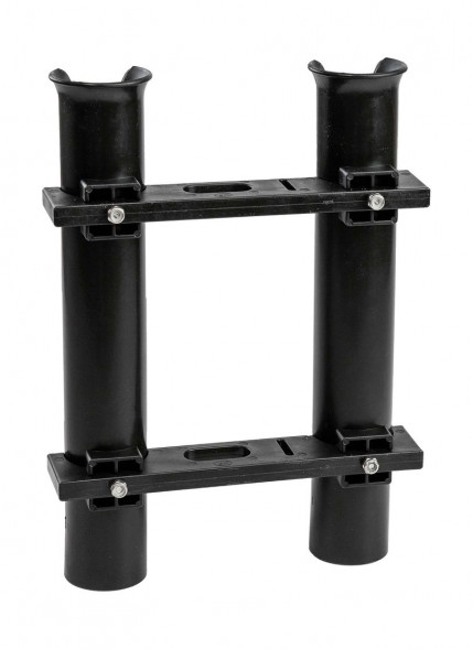 Держатель спиннинга 2 стакана, черный (упаковка из 2 шт.)