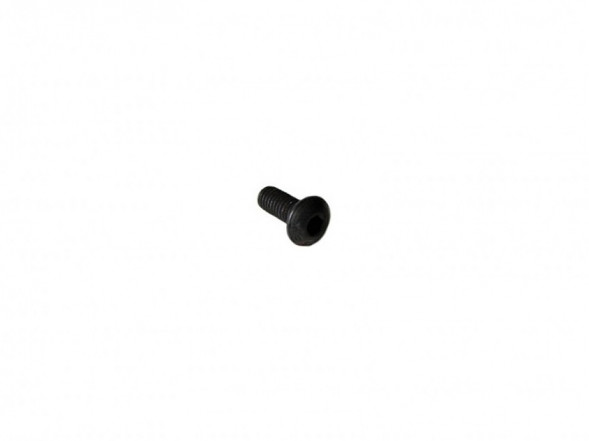 Винт с полукруглой головкой и внутренним шестигранником M4x0,070x10mm (8.8) BARE, черный