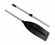 Весло разборное 180 см, широкая лопасть, черное