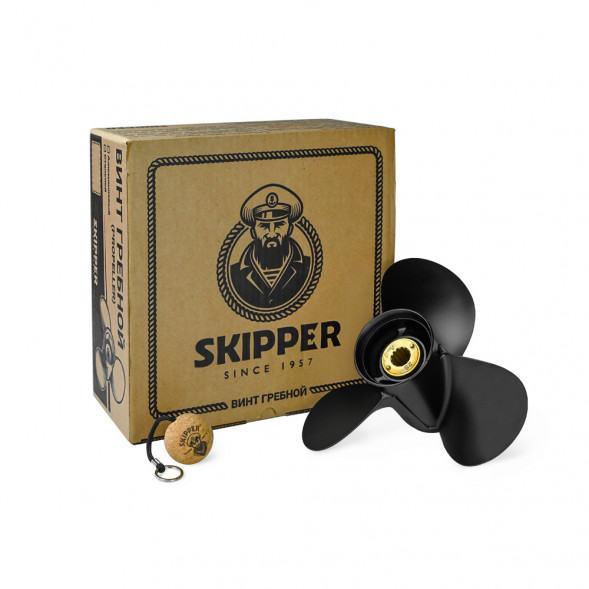 Винт гребной  Skipper для Mercury 25-60HP, диаметр 10&quot; алюминиевый, лопастей - 3, шаг 17&quot;