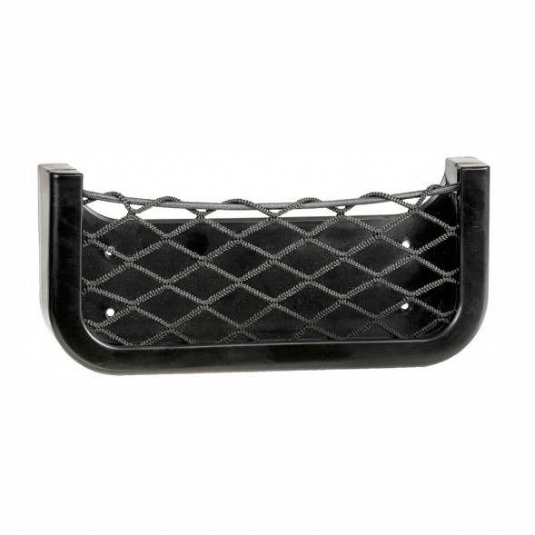 Накладной карман с сеткой 250x115x30 мм, черный