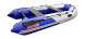 Надувная лодка ПВХ, STELS 315 Аеро НДНД, синий/белый