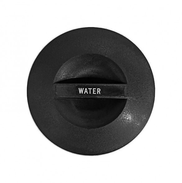 Горловина заливная для воды, пластиковая, черная, под шланг 50 мм