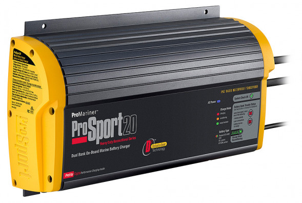 Зарядное устройство Prosport 20 Dual PFC, 20 А, 12/24 В, два зарядных выхода