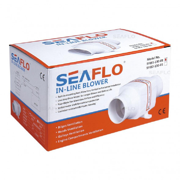 Вентилятор SeaFlo канальный, 3681 л/мин, 12V 3681 л/мин