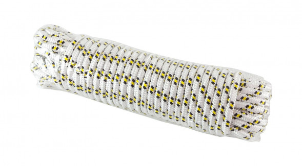 Шнур полипропиленовый плетеный d 6 мм, L 30 м