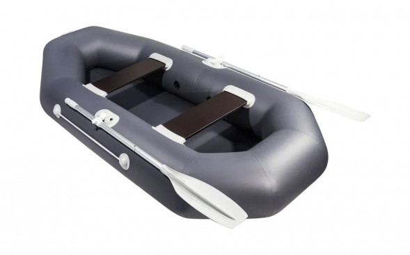 Надувная лодка ПВХ, Барс 240, графит