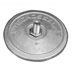 Анод дисковый, пара, цинк  (крепеж в комплекте)