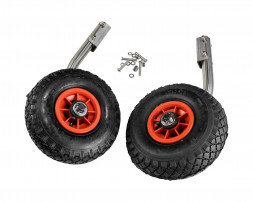 Колеса транцевые для надувной лодки, модульные, D260 мм, нержавеющая сталь  (комплект)