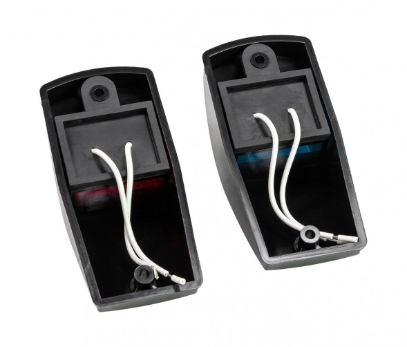 Огни ходовые, черный корпус, комплект