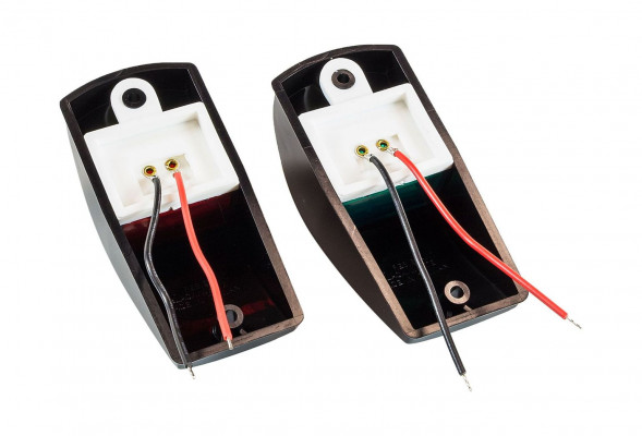 Огни ходовые, черный корпус, комплект