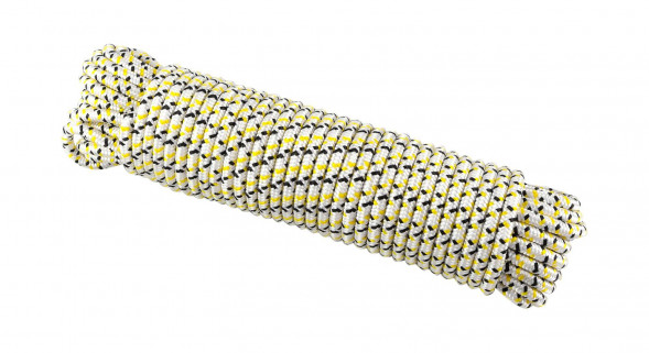 Шнур полипропиленовый плетеный d 8 мм, L 30 м