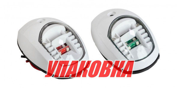 Огни ходовые светодиодные, белый корпус, комплект (упаковка из 72 шт.)