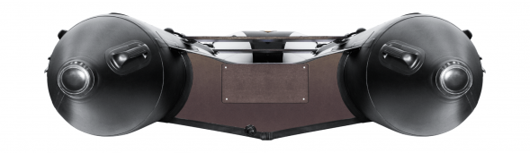 Надувная лодка ПВХ, Ривьера Максима 3600 СК Комби, светло-серый/черный