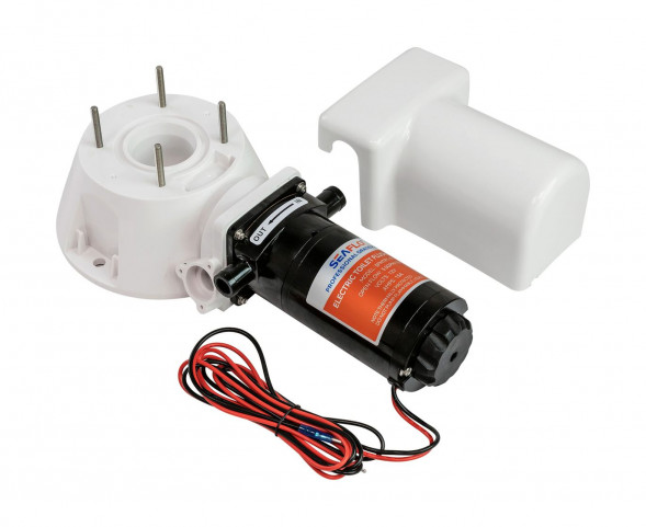 Комплект для переделки ручного унитаза в электрический 12 В, SeaFlo