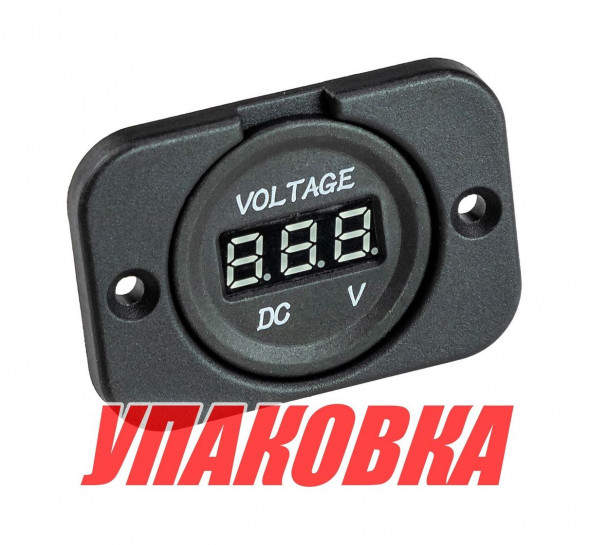 Вольтметр цифровой на панели 5-30 в (упаковка из 10 шт.)