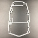 Прокладка под проставку блока Suzuki DT20-30 (Sinera)