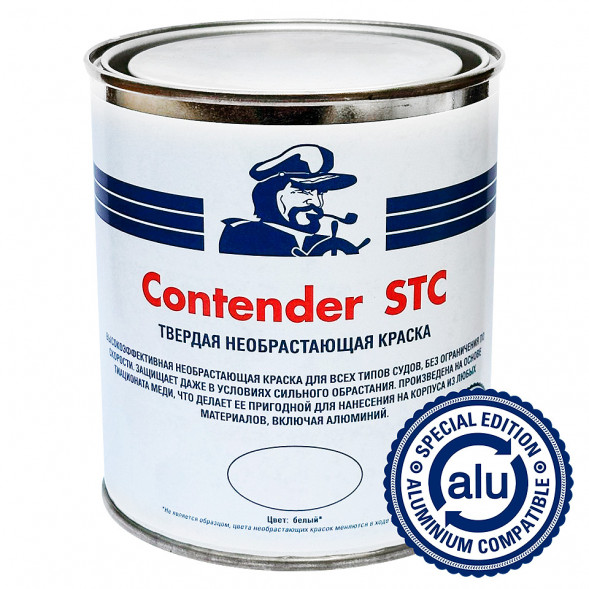 Необрастающая краска Мореман Contender STC, белая, 0,75 л