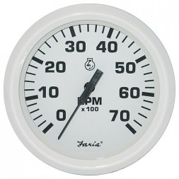 Тахометр, 7000 об/мин, серия «Dress white»