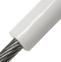 Трос 1х19 в ПВХ оболочке. Трос 4 мм. Оболочка 8 мм