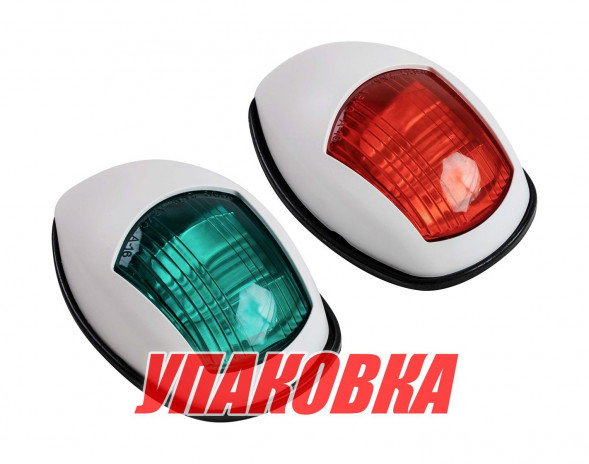 Огни ходовые светодиодные, комплект, белый корпус, 10-30 В (упаковка из 2 шт.)