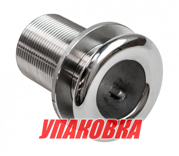 Шпигат нержавеющий d39мм, резьба D47мм (упаковка из 5 шт.)